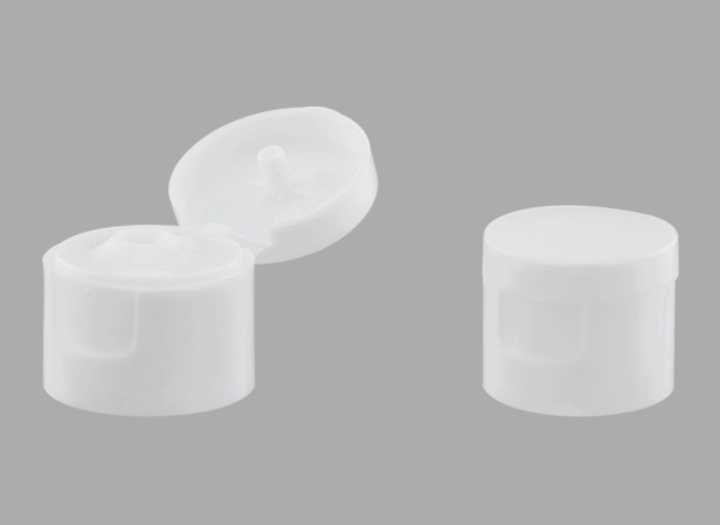 KR-5014 Hot sale slät 20/415 plastflaska flip-lock för kosmetiska flaskor