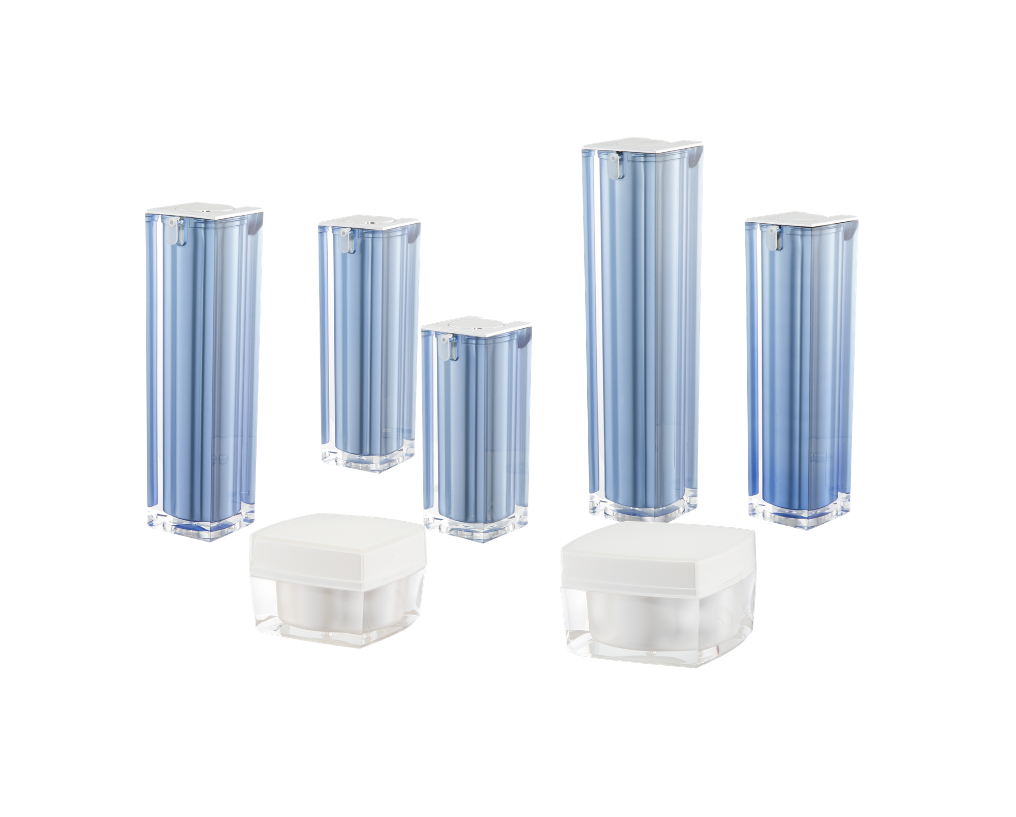 KR-4003 Kosmetisk förpackning med akrylflaska och burk