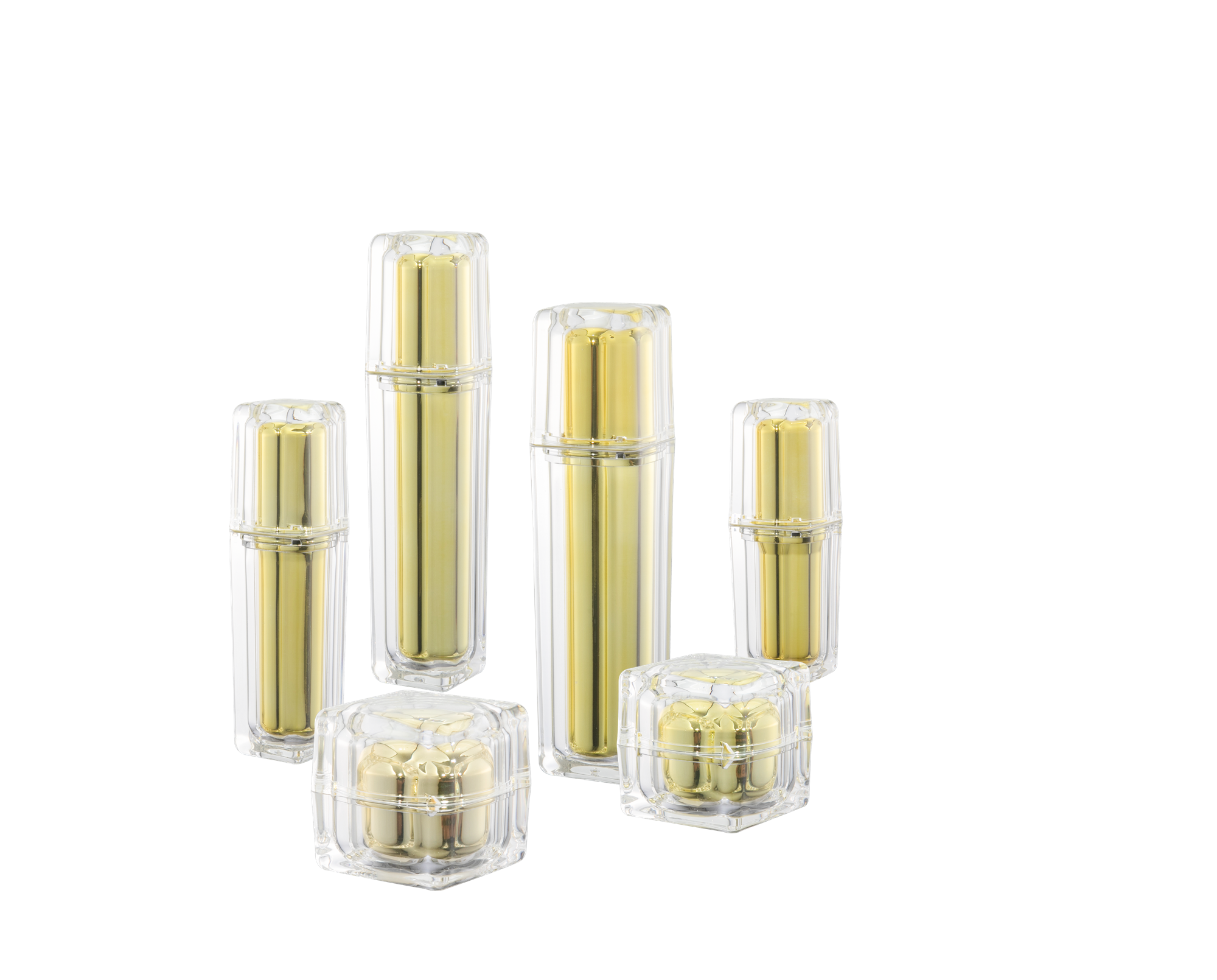 KR-4007 Akrylflaska och burkfabrik, akrylkosmetisk förpackning